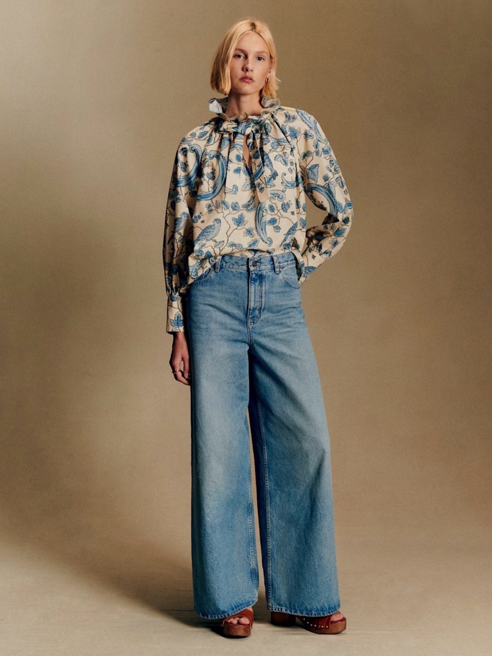 Sezane x Antoinette Poisson Hillis Blouse - Picture 2 of 7